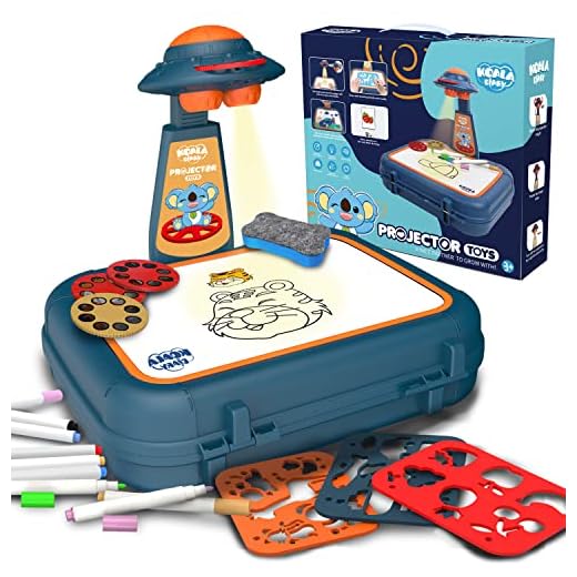 Drawing Projector for Kids, Trace and Draw Projector for 3 4 5 6 7 8 Year Olds Girls Boys, Art Sketch Projector for Tracing with Painting Stencils, Preschool Learning Activities, Art Projector age 5-7