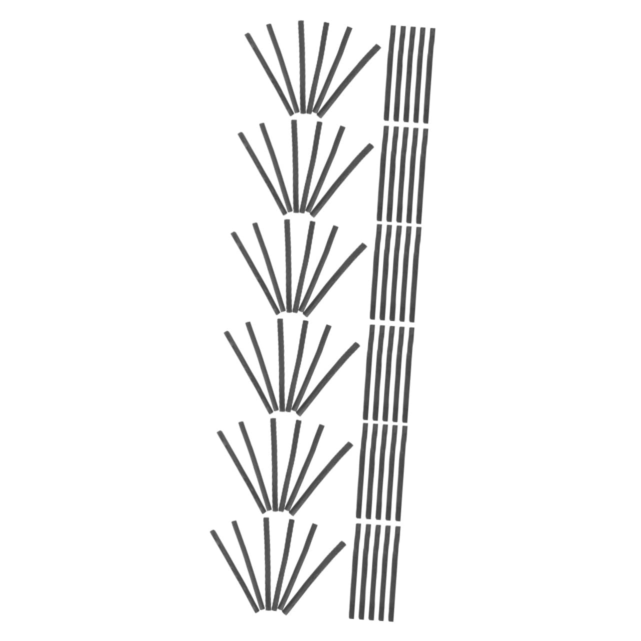 NUOBESTY 60piezas Lápices De Carboncillo Comprimido De Sauce Para Dibujo y Sombreado Artístico Para Adultos y Adolescentes Para y