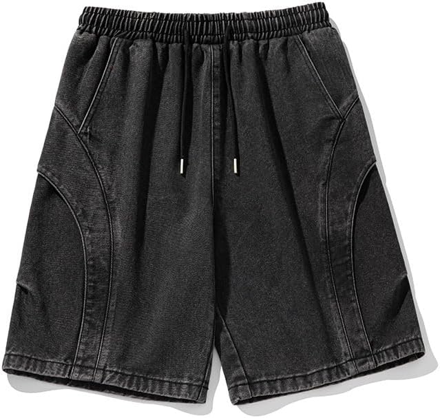 Men Casual Baggy Jean Shorts 2026 Summer Loose Fit Harajuku Denim Jorts Y2K Clothes Vintage Alt Emo Grunge Streetwear - Image 6