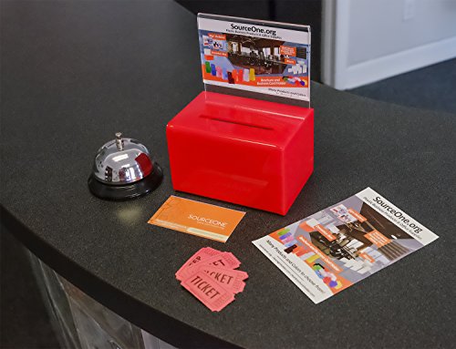 Caja de donaciones roja para colección de monedas miniatura 2