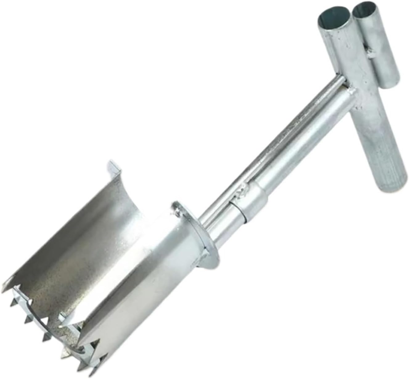 Bulb Planter Tool Plant and Fruit Tree Seedling Transplanter Metal Handheld Garden Barrel Flowers Diging Seedlings Artifact