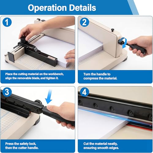 Machine de découpe manuelle A4 pour aligner parfaitement vos liasses de documents - 6