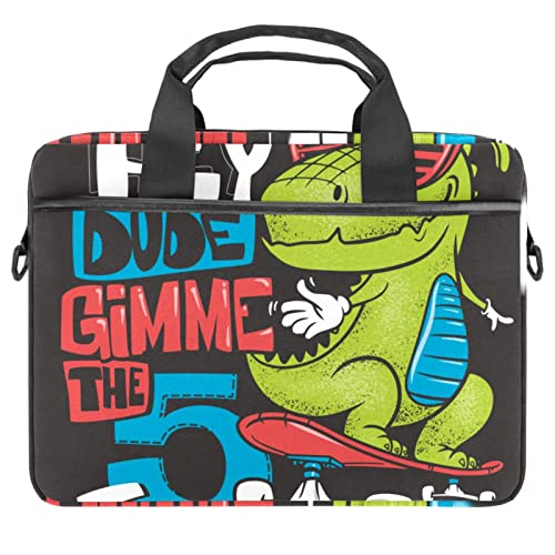 Sac ordinateur 13 à 14 pouces effet crocodile sacoche bandoulière multicolore