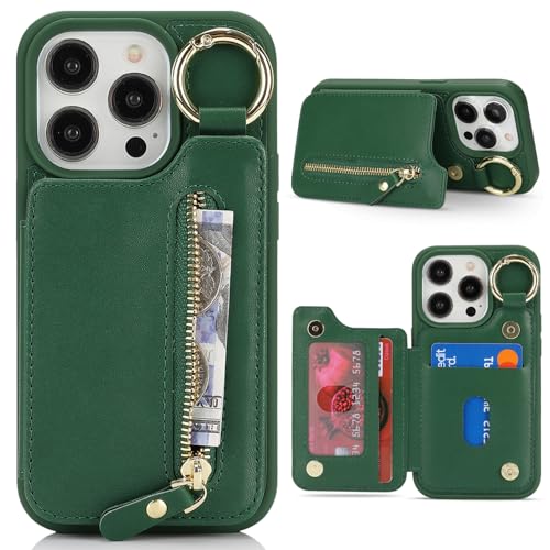 Ｈａｖａｙａ Flip Wallet Case for iPhone 13 Pro - Deep Green