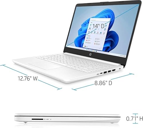 Miniatura 2 de Laptop HP Stream 14, Intel Celeron Core, 8 GB de RAM, 64 GB de almacenamiento, pantalla antirreflejos HD de 14", Windows 11, batería de larga