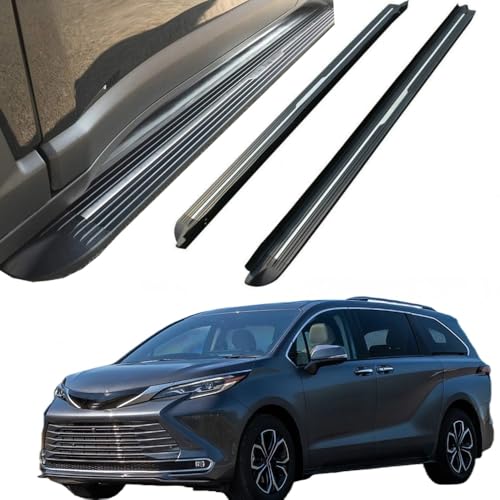 Estribos laterales para Toyota Sienna 2021-2026 aluminio 2 piezas