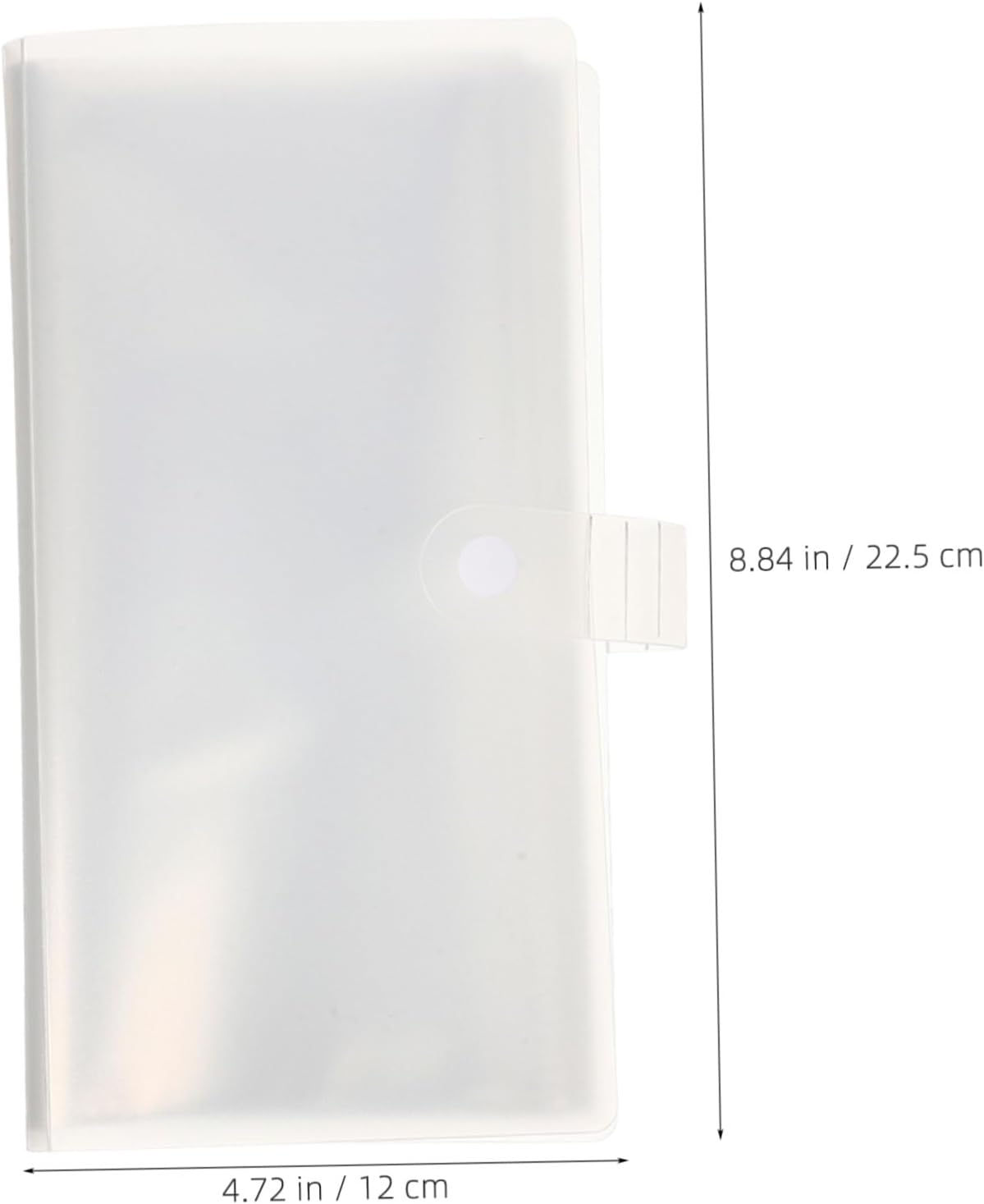 Refillable Photo Card Album with 40 Pockets and Snap Closure 4pcs