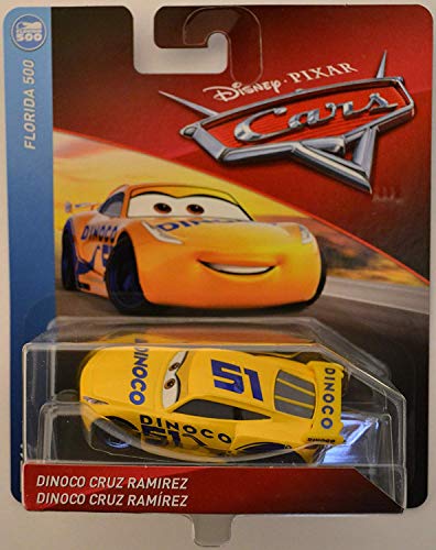 Disney/Pixar Cars Dinoco Cruz Ramirez Florida 500 Series 1:55 Scale Collectible Die Cast Model Car