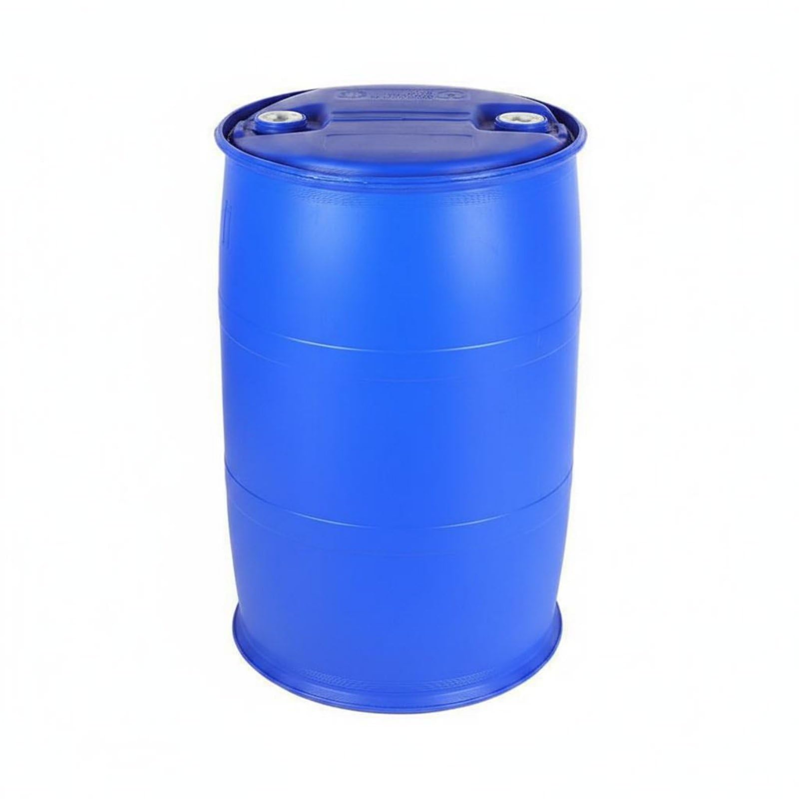 Barile di Stoccaggio Industriale Contenitore Tamburo Fusto Robusto in HDPE per Uso Alimentare con Pareti 3-5mm E Chiusura a Doppia Banda Adatto per Acqua Oli Derrate, Array, Blu, 8.5 Kg