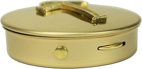 Miniatura 2 de Abbey & CA Gift Gold Latin Cross Pyx Contenedor