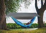 Unigear Plandeka przeciwdeszczowa, deszczowa plandeka przeciwdeszczowa, wodoodporna plandeka namiotowa, lekka, składana, na kemping i ochrona przed deszczem, śniegiem i słońcem