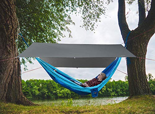 Miniatura 6 de Unigear Toldo Camping Impermeable Lona Suelo Protector Aolar Anti-Viento Toldos Para Playa Tienda Hamaca Acampada Refugio Al Aire Libre