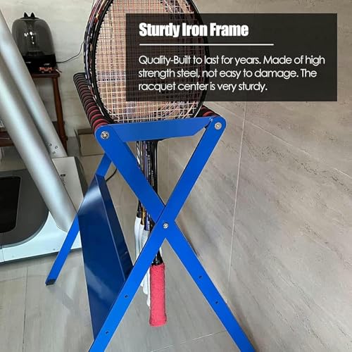 Porte-rack de raquette de tennis stable équipé de vis de fixation