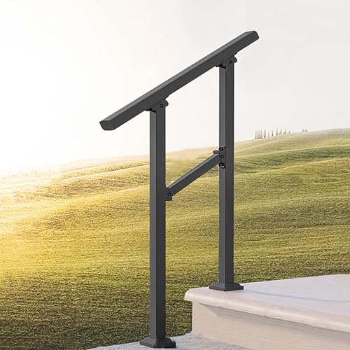 Rampe d'escalier réglable et robuste avec kit d'installation complet