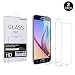 Samsung Galaxy S6 Screen Protector, cresawis 2-Pack 0.26mm 9H Tempered Glass Screen Protector for Samsung Galaxy S6 and G9200 (Lifetime Warranty)