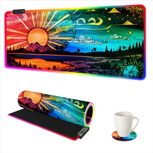 Tapis de souris coloré étanche DINKY grand format à base antidérapante