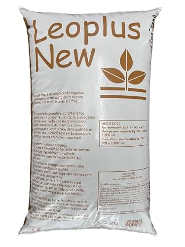 CONCIME LEOPLUS LEONARDITE GRANULARE LEONARD SACCO 25KG ACIDI UMICI GRANULARI UMATI SOLUBILI DA LIGNITE LEONARDITE