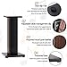24 Inch (60CM) - Pair- Wood Speaker Stands for Home-Cinema HiFi Desktop and Satellite Speakers Monitor Stands, Enhanced Audio Listening Experience for Home Theaters