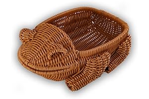 Decorative Frog Wicker Basket