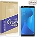 Zeking [2-Pack Asus Zenfone Max Plus ZB570TL Tempered Glass Screen Protector, 0.33mm 2.5D Edge 9H Hardness [Anti Scratch][Anti-Fingerprint] Bubble Free, Lifetime Replacement Warranty