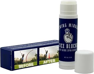 Swing Minder Slice Blocker Spin Reducer | Anti Slice Golf Stick for Straighter Drives | Cool Golf Gadget for Men | Reduces Sidespin & Improves Ball Flight Control