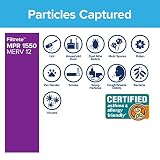 Filtrete MPR 1550 DP AC Filtr powietrza do pieca Alergeny, bakterie i wirusy, 2 szt. (1 szt.)