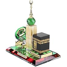 Ramadan Decorations for Home Muslim 211810 Muslim kaaba Clock Tower Model Islamic Architecture handicrafts Home Desktop Decor