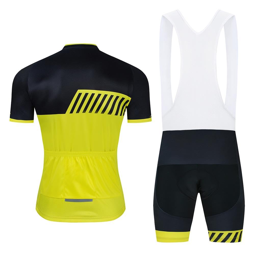 Moxilyn Maglia da Ciclismo da Uomo, Colore Nero, in Poliestere