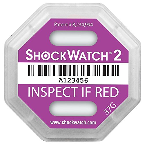 Shockwatch 2-37 G (20 pcs) Indicateur d'impact Cover