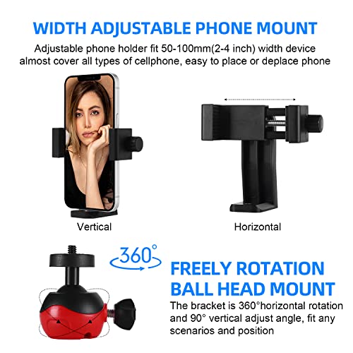 Kit de vlogging para iPhone Android: YJY YouTube Starter Kits Vlog Equipamento de gravação de vídeo