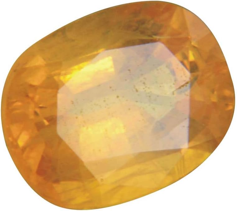 Tejvij And Sons Pukhraj Original Certified Yellow Sapphire Gemstone