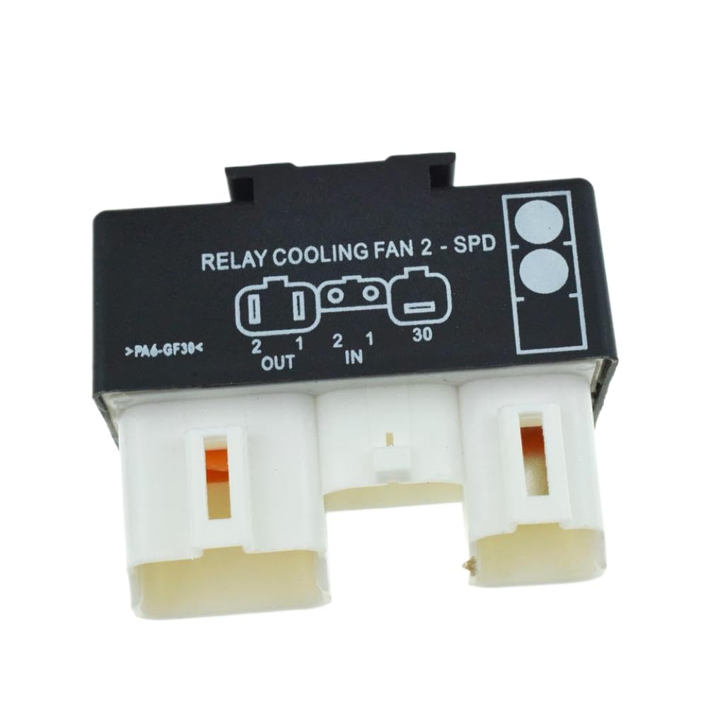 Cooling Fan Relay Switch 2-Speed Module Compatible with C70 S70 V70 S90 V90 850 940 960 2.3L 2.4L L5 Engines - Replaces OEM 9442933 3523872 1398845 9442934