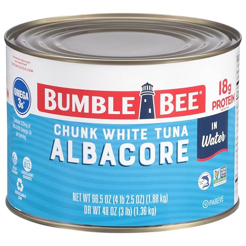 Image of Bumble Bee Chunk White Albacore Tuna in Water, 66.5 oz Bulk Can