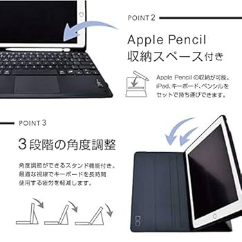 Amazon.co.jp: CIO-KB-I01 iPad 第8世代 ケース キーボード iPad
