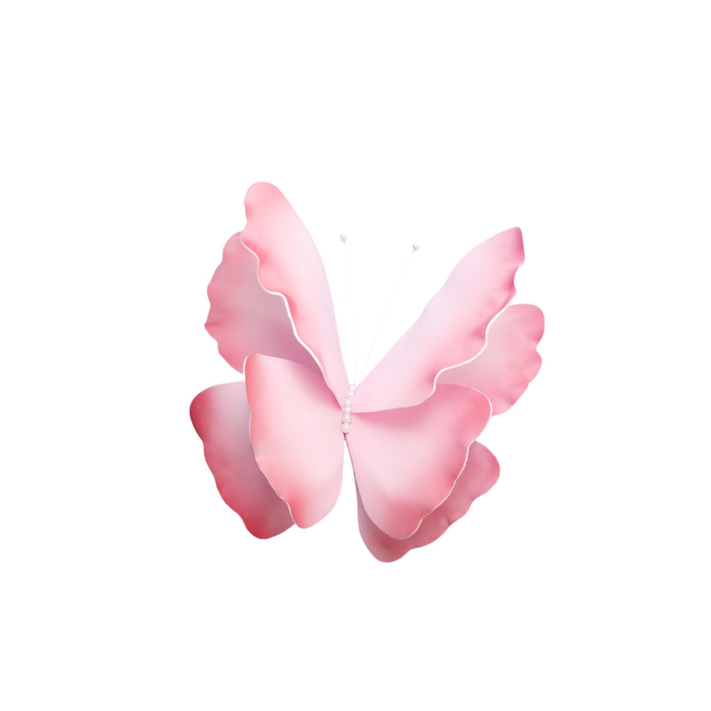 Quxvuis Pink Stunning Giant Butterfly Wedding Party Decor 60Cm Gorgeous Photo Props Enhancing Special Moments Stunning Artificial Butterfly Is For Wedding Parties, 60Cm