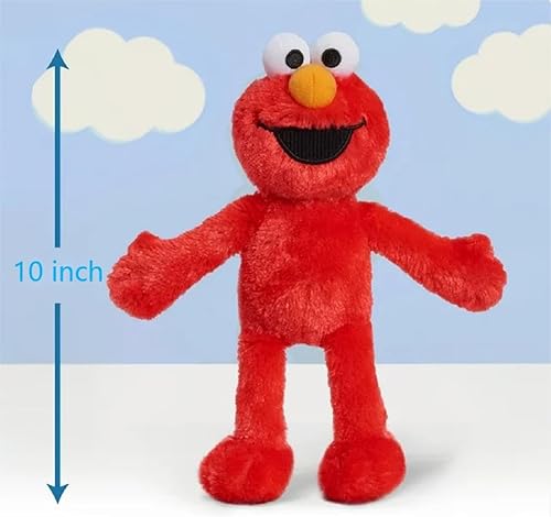 Miniatura 2 de Street Friends Elmo Toy - by Street Super Friends - Juguete suave de calidad de regalo - Microfibra de poliéster súper suave, 10 pulgadas, juguetes