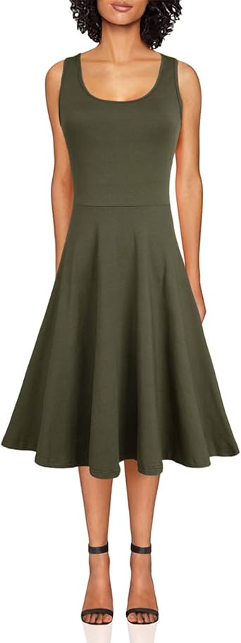 plain black tea dress