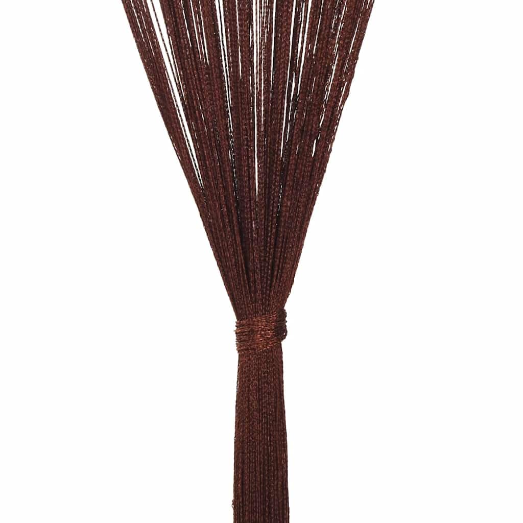 Générique Fadenvorhang, 2 Stück, 100 x 250 cm, Braun