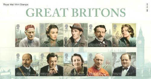 2013 Great Britons Stamp Collection (Presentation Pack)