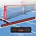 Portable Pickleball Net Set, 22FT Regulation Size 18-Ply PE Pickleball Net,Carry Bag, Weather Resistant Steady Metal Frame Easy Setup for Outdoor Indoor Driveway