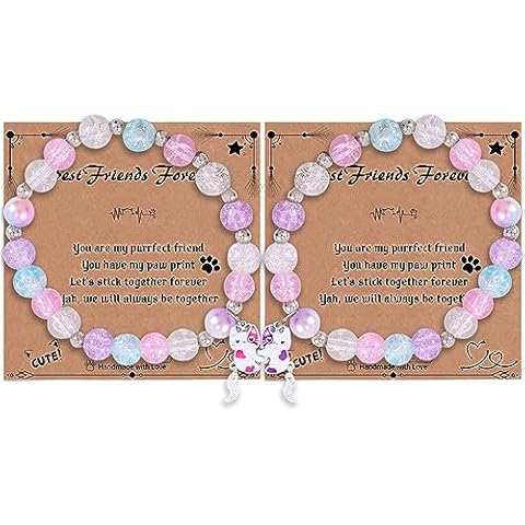 DOYYCA Friendship Bracelets with Magnetic Cat Charm Cover