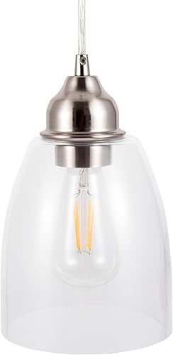 Miniatura 10 de GRUENLICH Accesorio de iluminación colgante para cocina y comedor, accesorio de iluminación colgante, base mediana E26, construcción de metal con