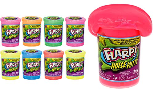 JA-RU Flarp Noise Putty Fidget Toy (8 Pack Assorted Colors) – 10041-8A