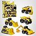Cat Construction Little Machines 5 Pack - Great Cake Toppers