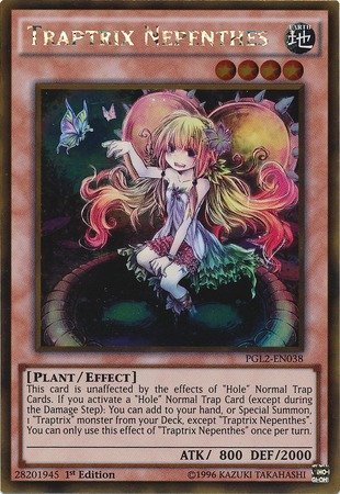 Jeu de cartes Traptrix Nepenthes Yu-Gi-Oh! PGL2 1ère édition