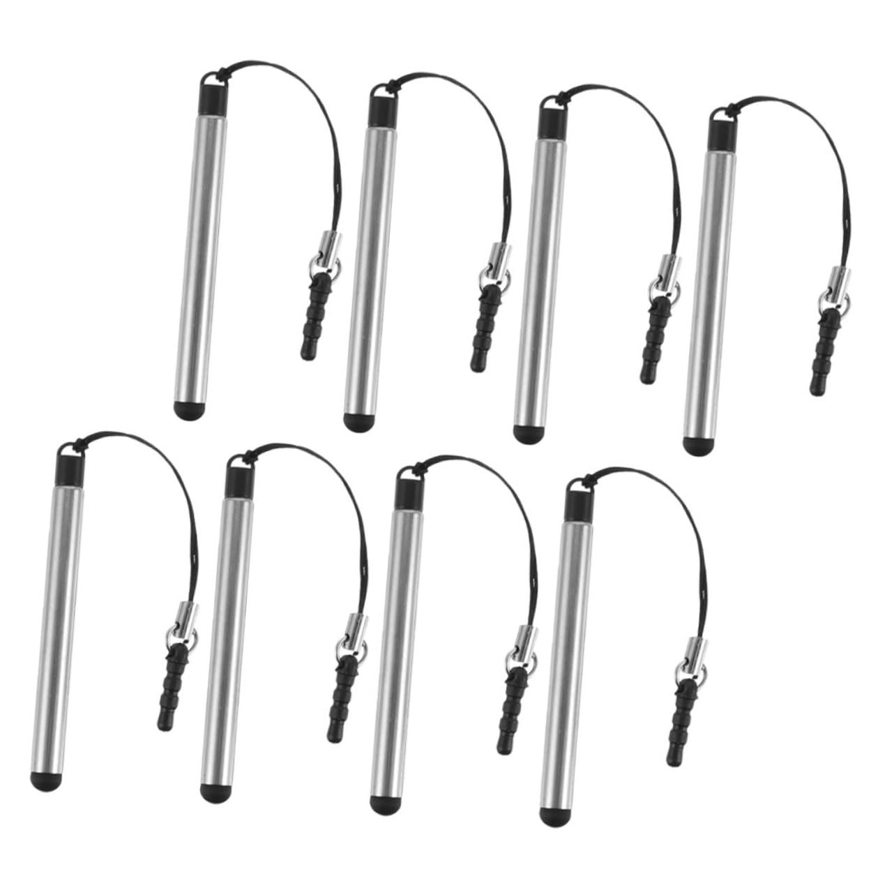 Lápiz táctil capacitivo compacto OSALADI de cobre con punta ajustable 8 piezas 8