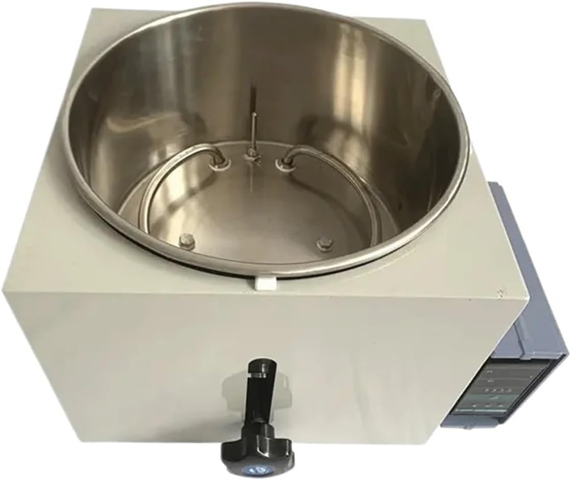 Lab Water Bath, Laboratory Manual Lifting Water Bath Heating Oil Bath for 1L and 2L Rotary Eator for Lab,Grijs,1L