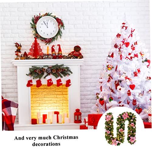 Guirlande de Noël à LED lumineuse de 2m70 pour décoration de fêtes