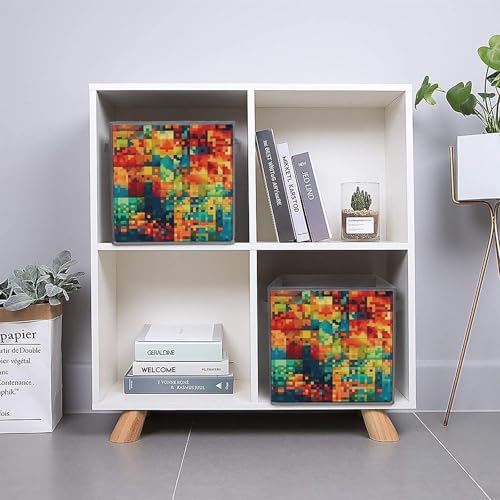 Boîte de rangement pliable pour vêtements pixel art gain de place - 6