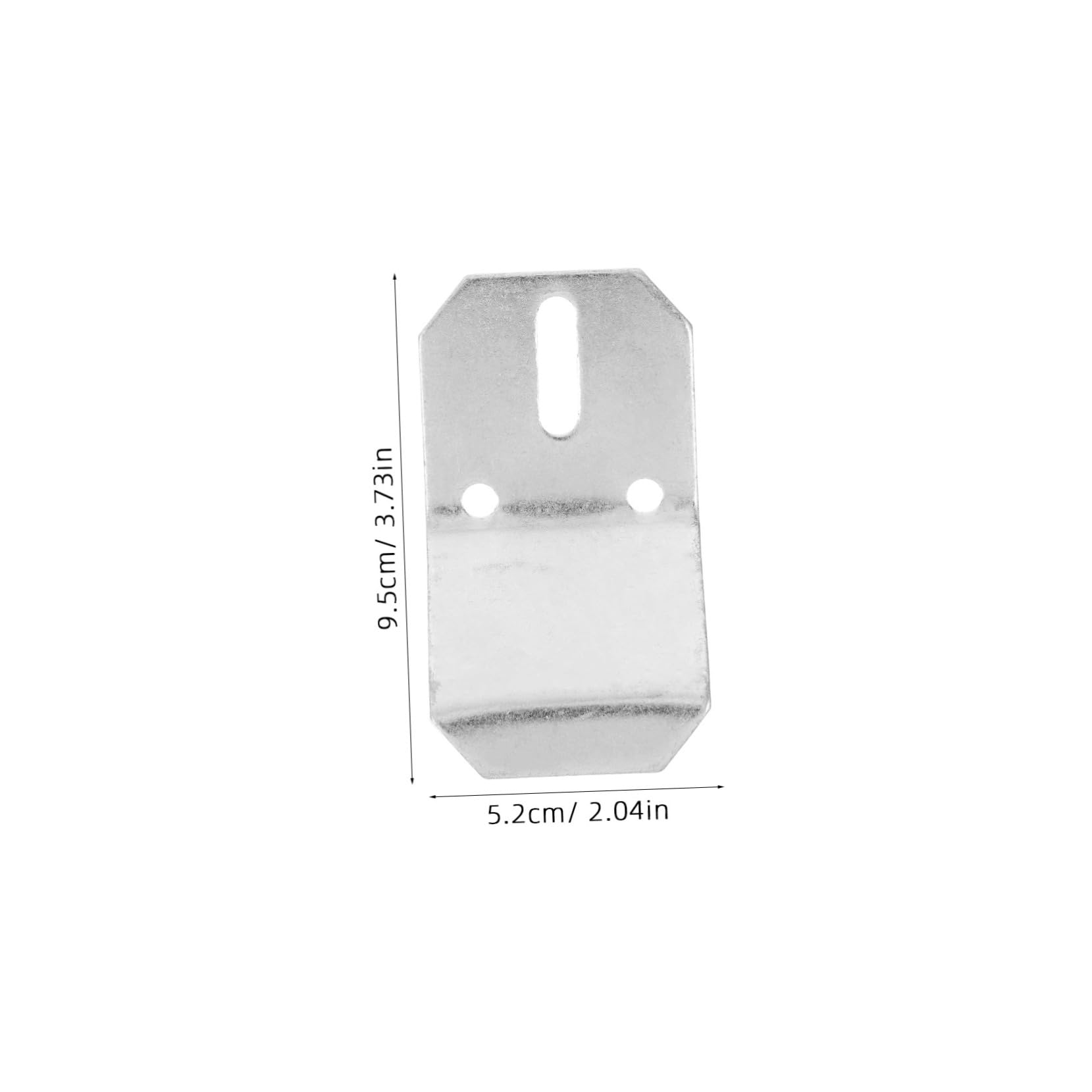 Cabilock Petit Support Métallique pour Urinoir, Support de Salle de Bain Mural, Installation Facile, Design Compact, en Acier Inoxydable